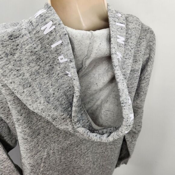 PINK VS Pullover Hoodie Women's Size Medium Gray Light Sweatshirt - Picture 11 of 13
